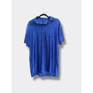 ❤️Member’s Mark Blue Polo Shirt Men’s Medium Moisture Wicking